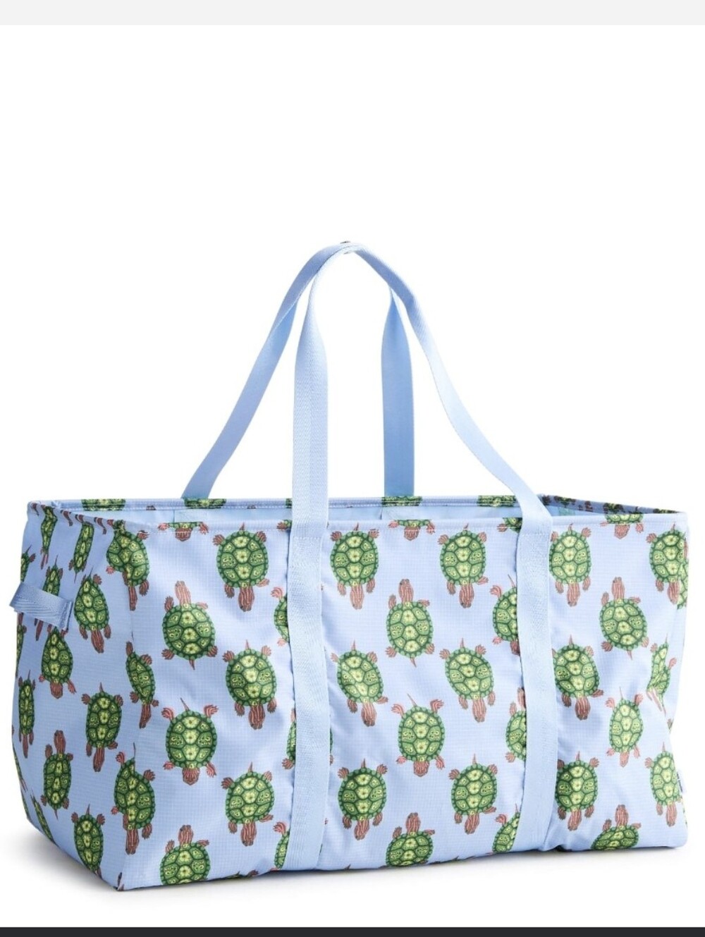 Vera Bradley Large Car Tote In Turtle Slow Dance Decor NWT - Picture 7 of 12